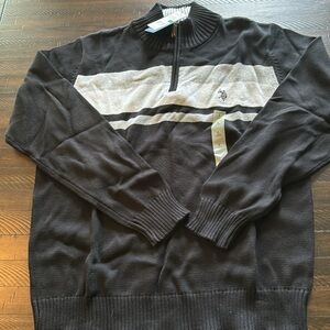 US Polo Assn Qtr Zip Sweater‎